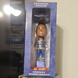 Framber Valdez Cowboy Bobblehead with Honda Logo
